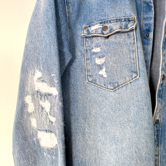 Zara’s Jean Shirt Jacket - Picture 2 of 5